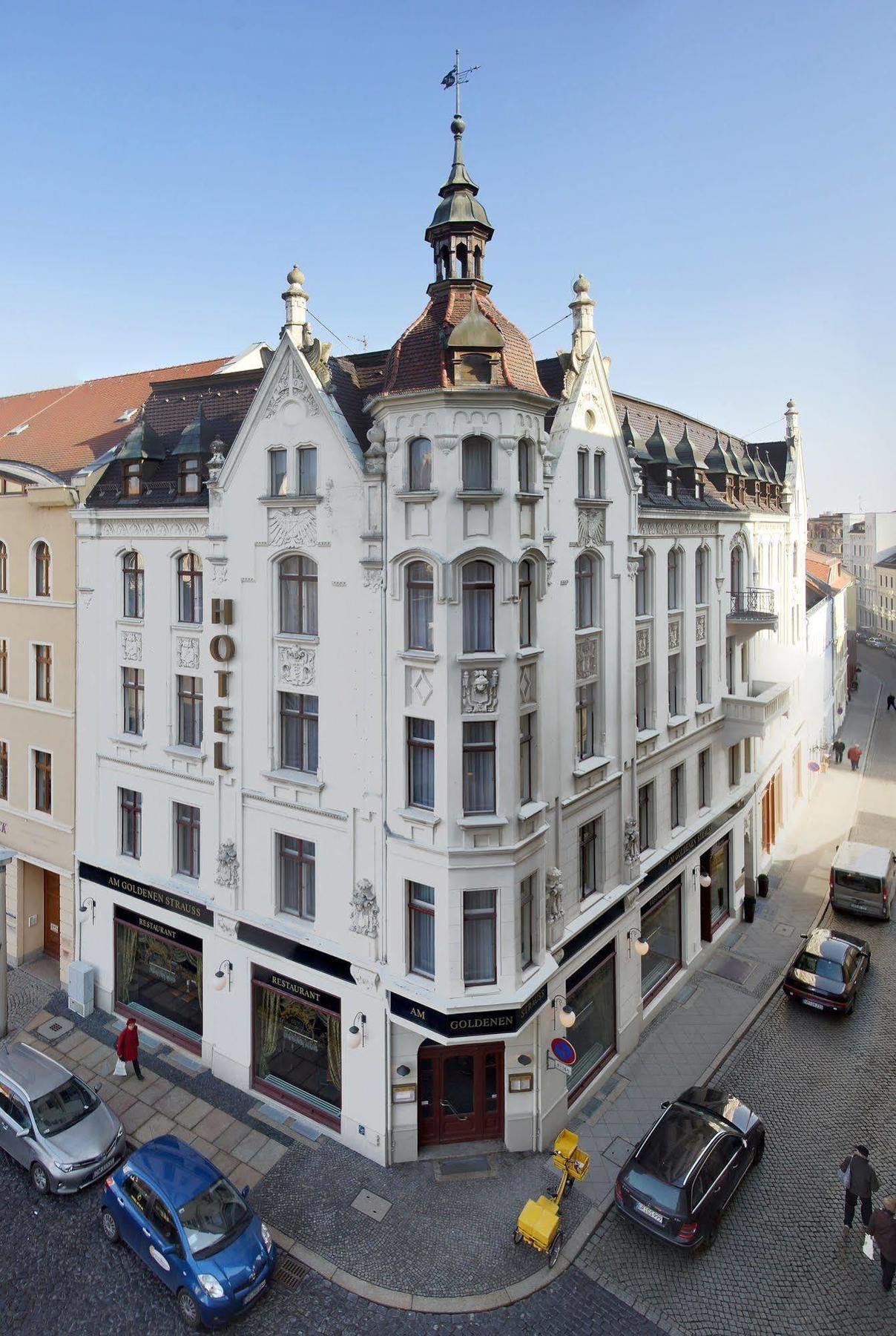 Akzent Hotel Am Goldenen Strauss Görlitz Exterior foto